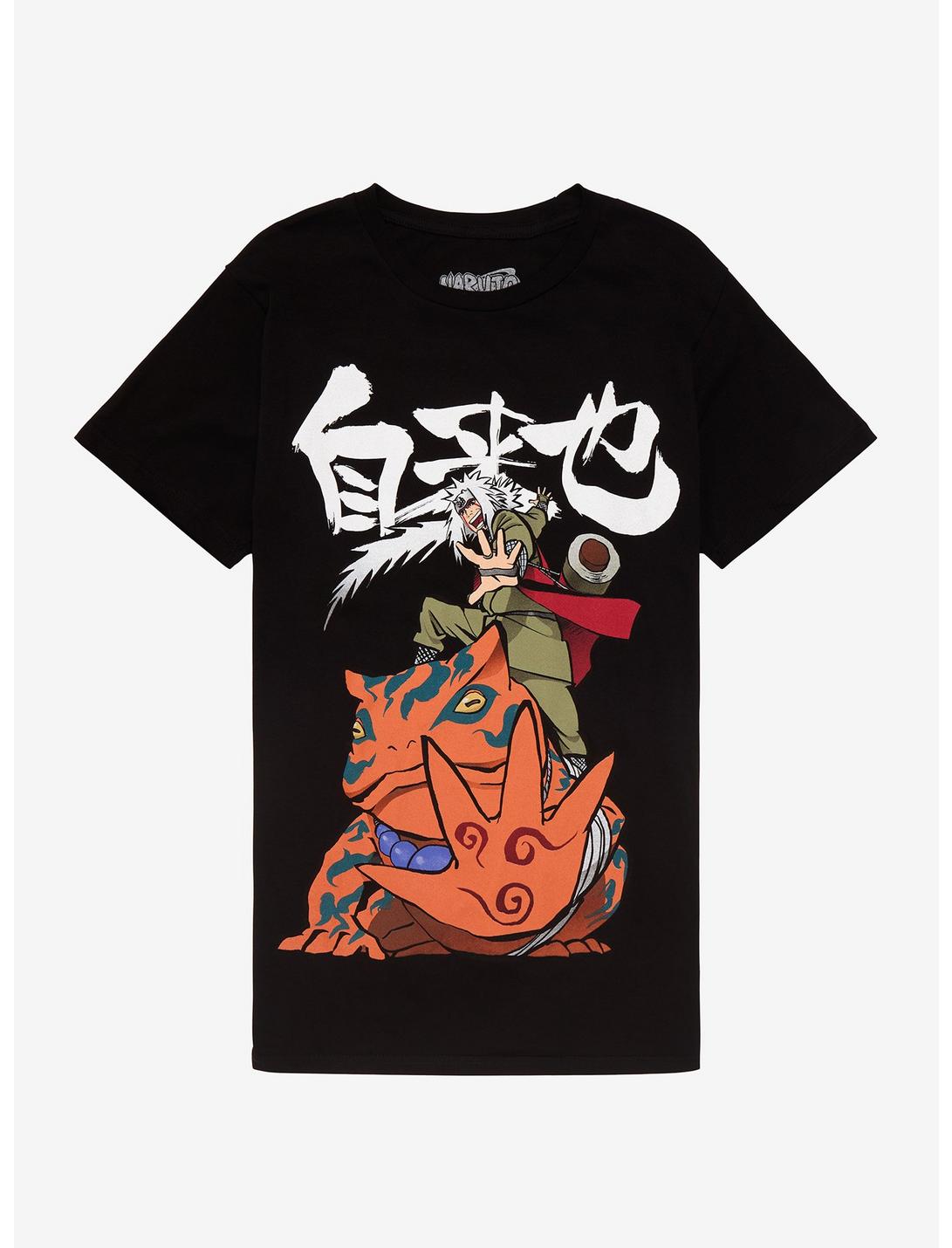 Naruto Shippuden Jiraiya Toad Sage T-Shirt, BLACK, hi-res