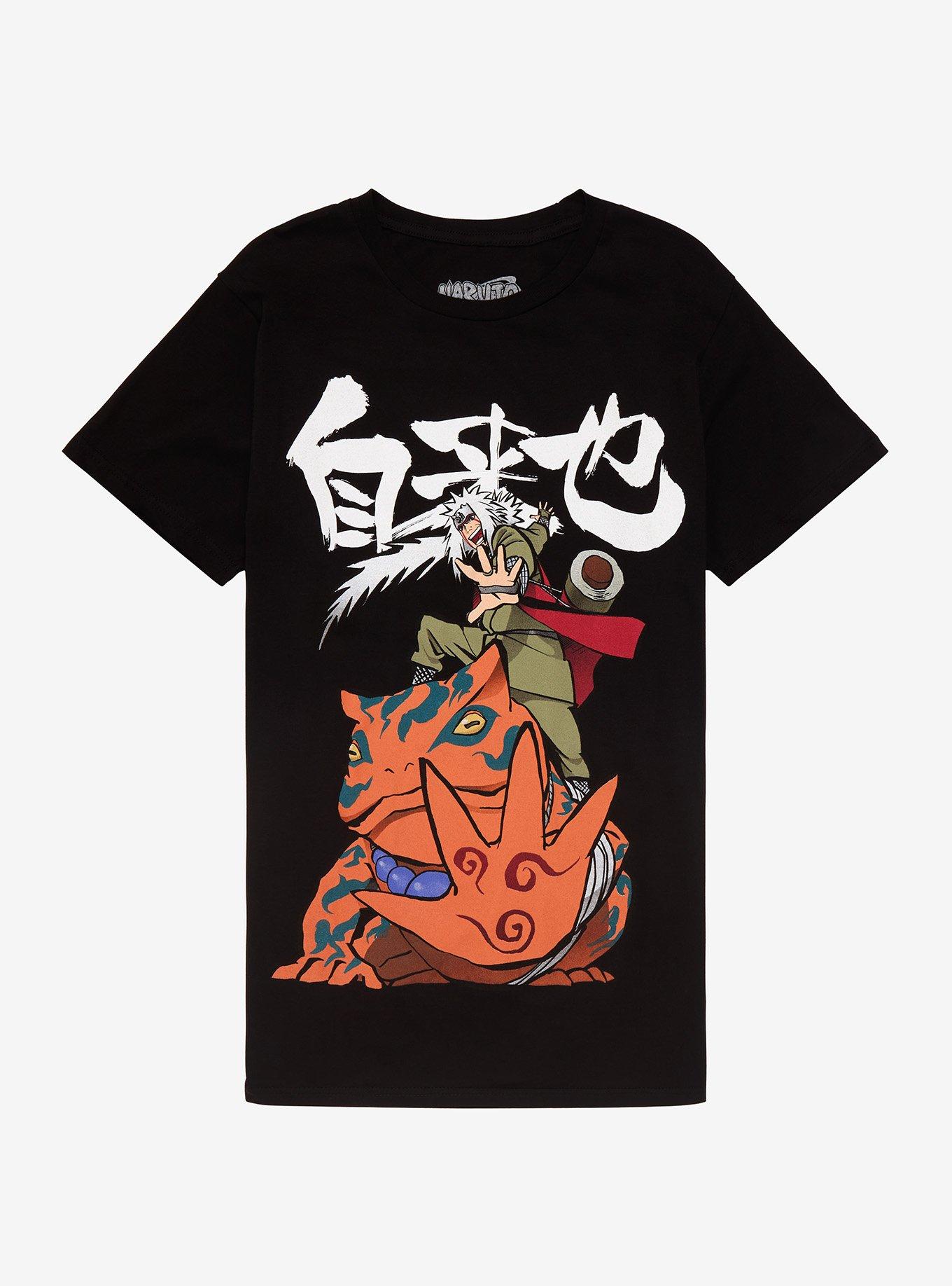 Naruto Shippuden Jiraiya Toad Sage T-Shirt, BLACK, hi-res