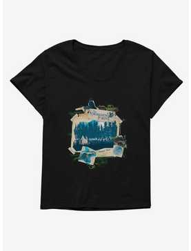 Harry Potter The Forbidden Forest Scrapbook Womens T-Shirt Plus Size, , hi-res