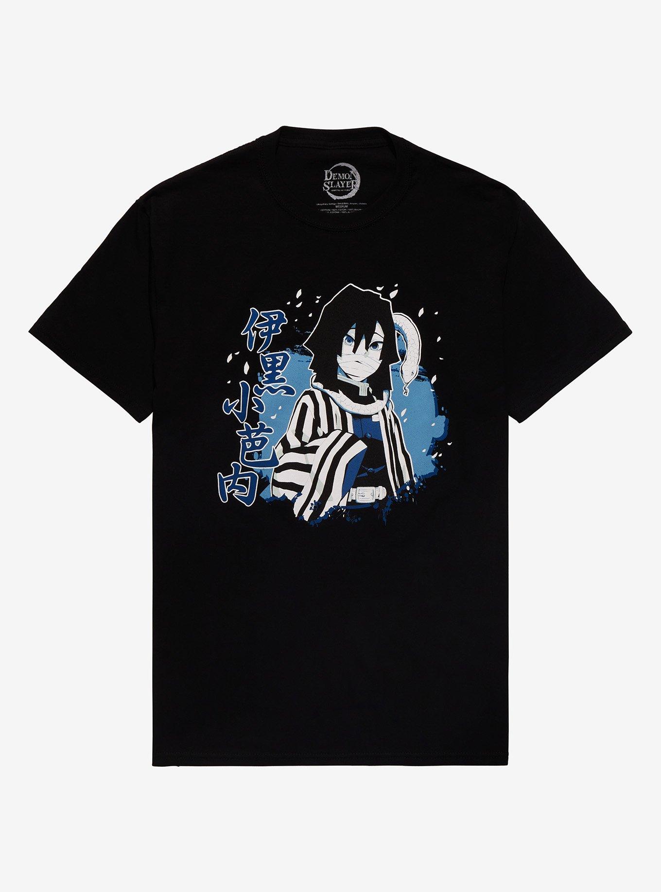 Demon Slayer: Kimetsu No Yaiba Obanai T-Shirt, BLACK, hi-res