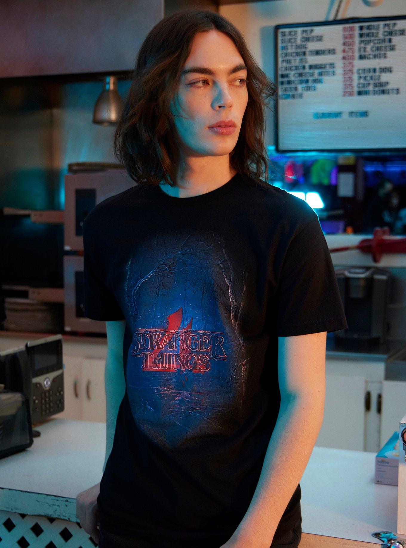 Stranger Things Season 4 Teaser T-Shirt, BLACK, hi-res