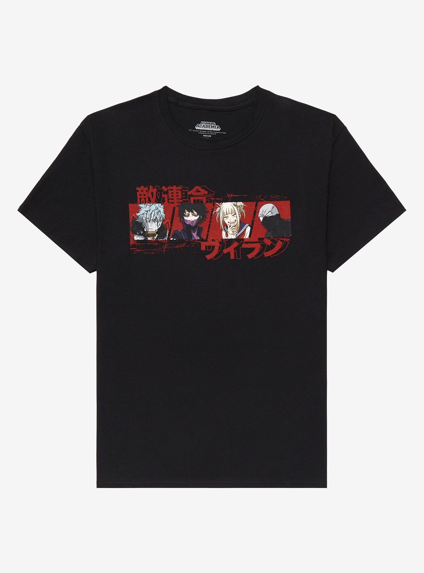 My Hero Academia League Of Villains Box T-Shirt, BLACK, hi-res