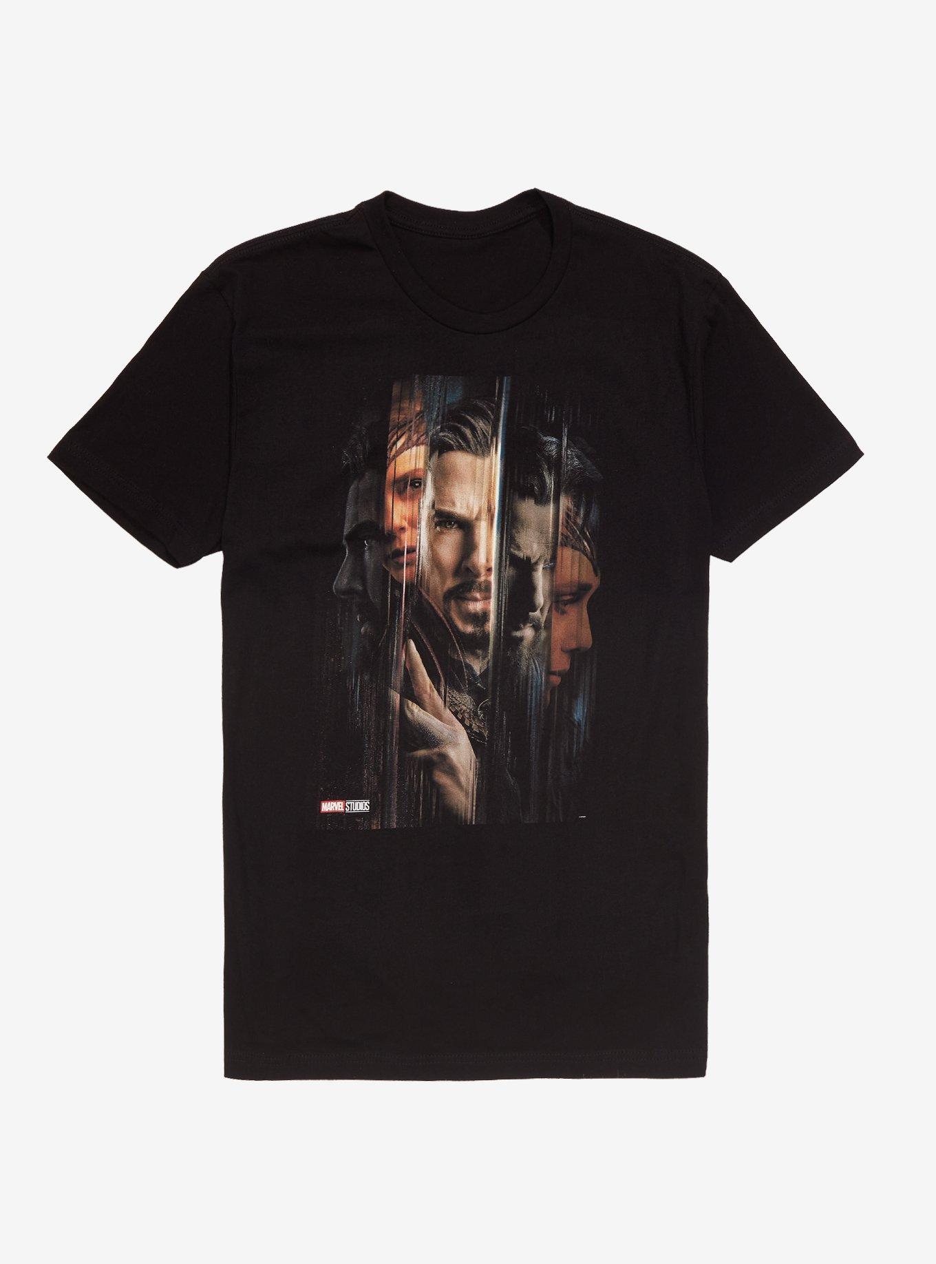 Marvel Doctor Strange In The Multiverse Of Madness Wanda & Doctor Strange T-Shirt, BLACK, hi-res