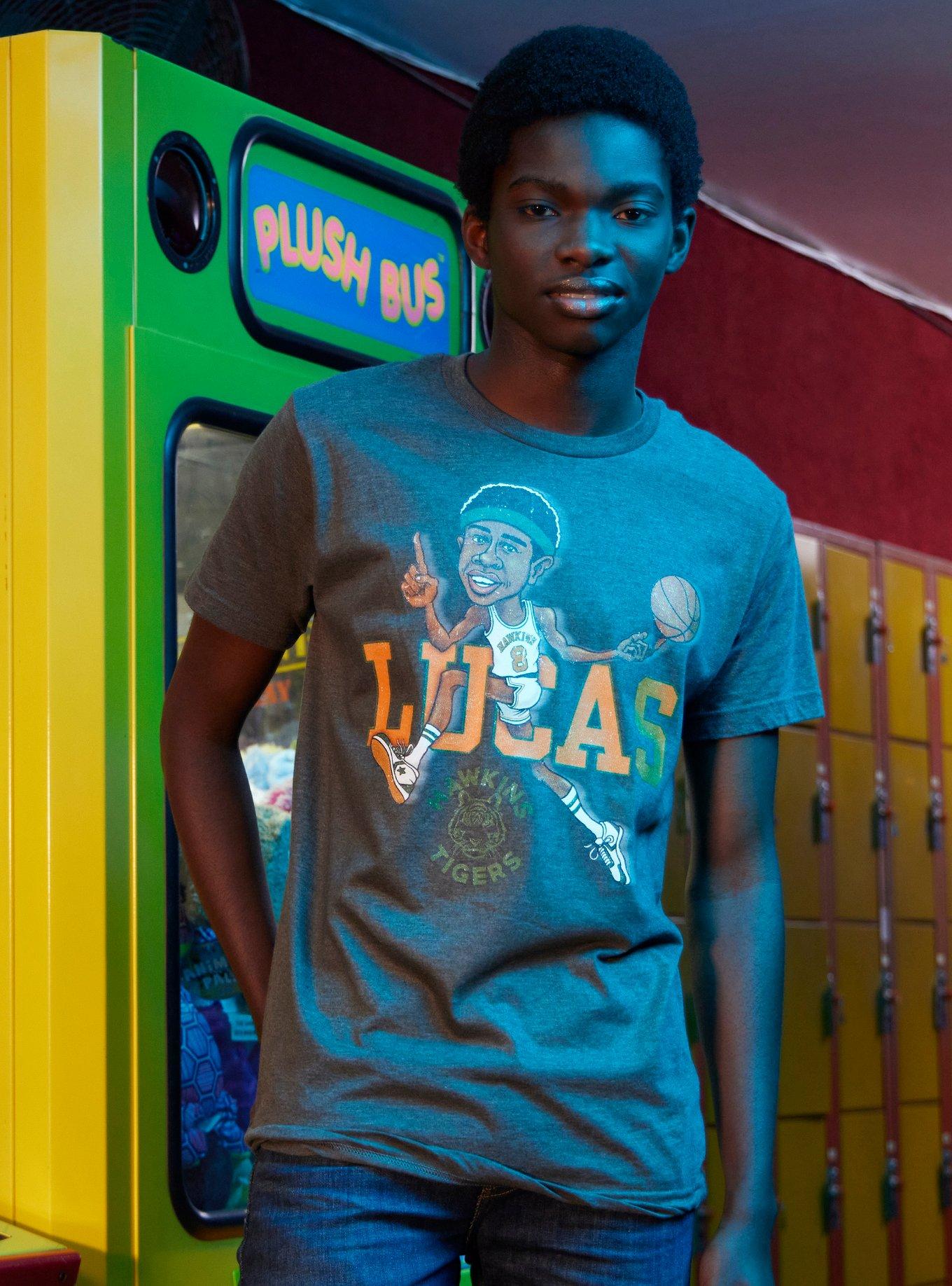 Stranger Things Lucas Basketball T-Shirt, MULTI, hi-res