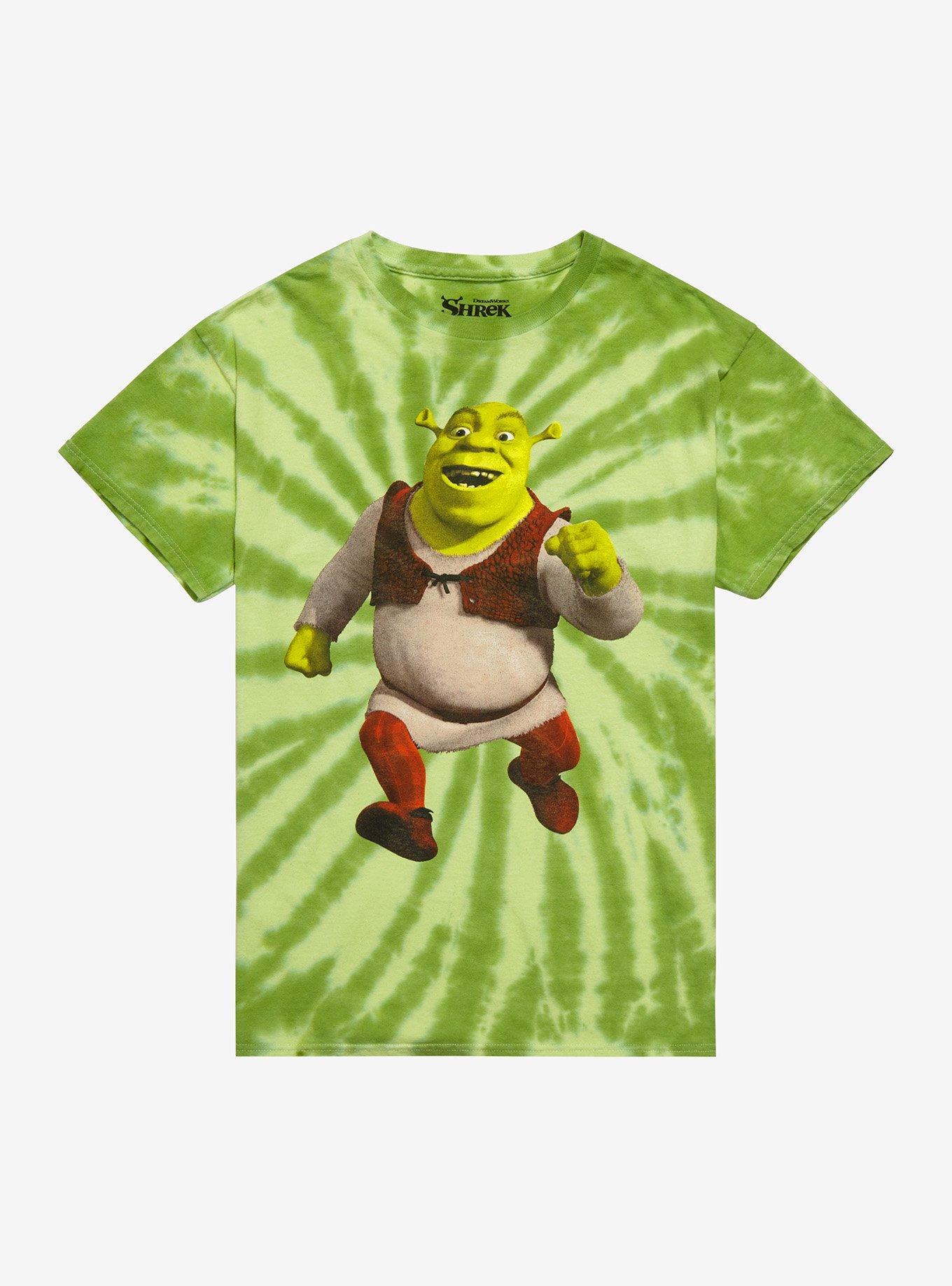 Shrek Green Tie-Dye T-Shirt, MULTI, hi-res