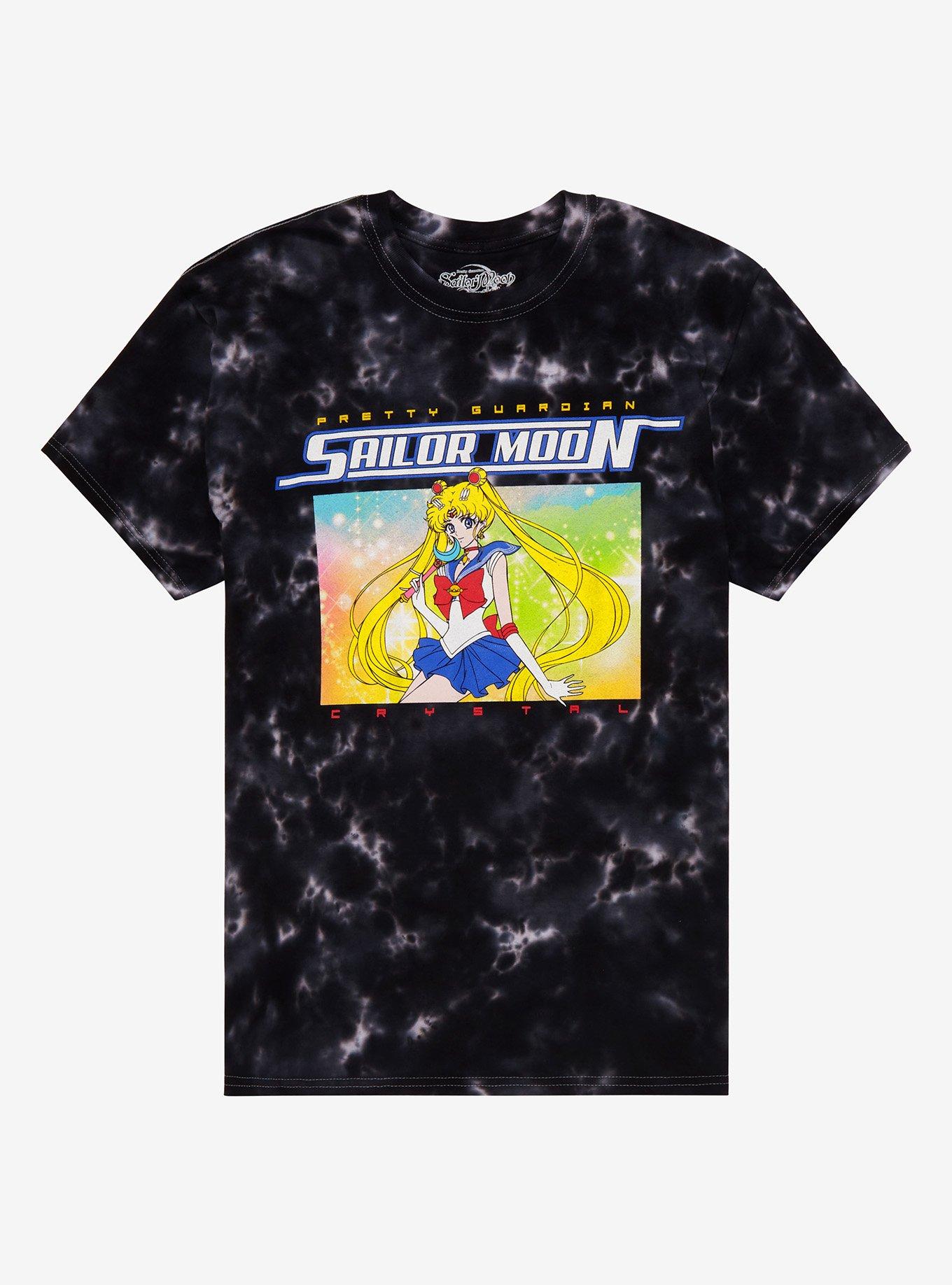 Pretty Guardian Sailor Moon Crystal Grey Wash T-Shirt, MULTI, hi-res