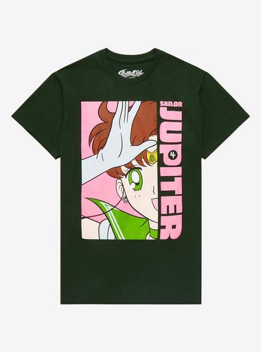 Sailor Moon Sailor Jupiter Green Graphic T Shirt Hot Topic