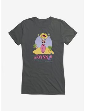 I Dream Of Jeannie At The Beach Girls T-Shirt, CHARCOAL, hi-res