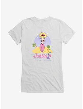 I Dream Of Jeannie At The Beach Girls T-Shirt, WHITE, hi-res