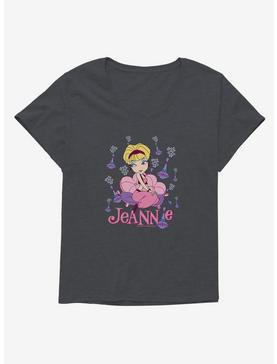 I Dream Of Jeannie Bottle Couch Girls T-Shirt Plus Size, CHARCOAL HEATHER, hi-res