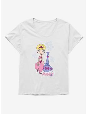 I Dream Of Jeannie Magic Bottle Girls T-Shirt Plus Size, WHITE, hi-res
