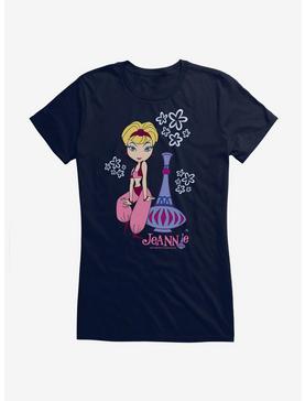 I Dream Of Jeannie Magic Bottle Girls T-Shirt, NAVY, hi-res
