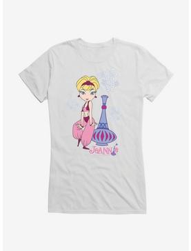 I Dream Of Jeannie Magic Bottle Girls T-Shirt, WHITE, hi-res