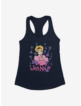 I Dream Of Jeannie Bottle Couch Girls Tank, MIDNIGHT NAVY, hi-res