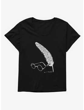 Harry Potter Glasses & Quill Womens T-Shirt Plus Size, , hi-res