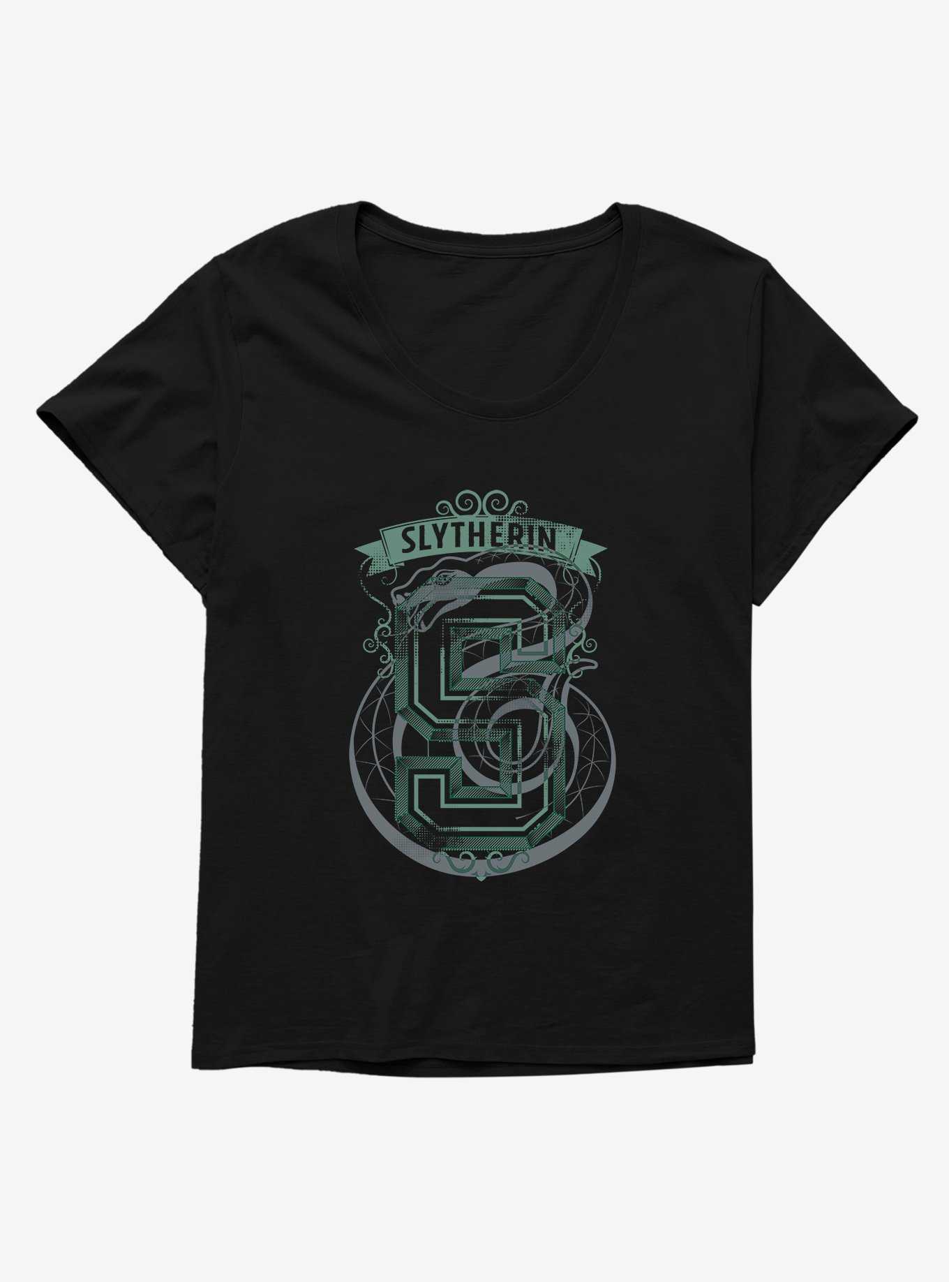 Harry Potter Slytherin Letterman Womens T-Shirt Plus Size, , hi-res