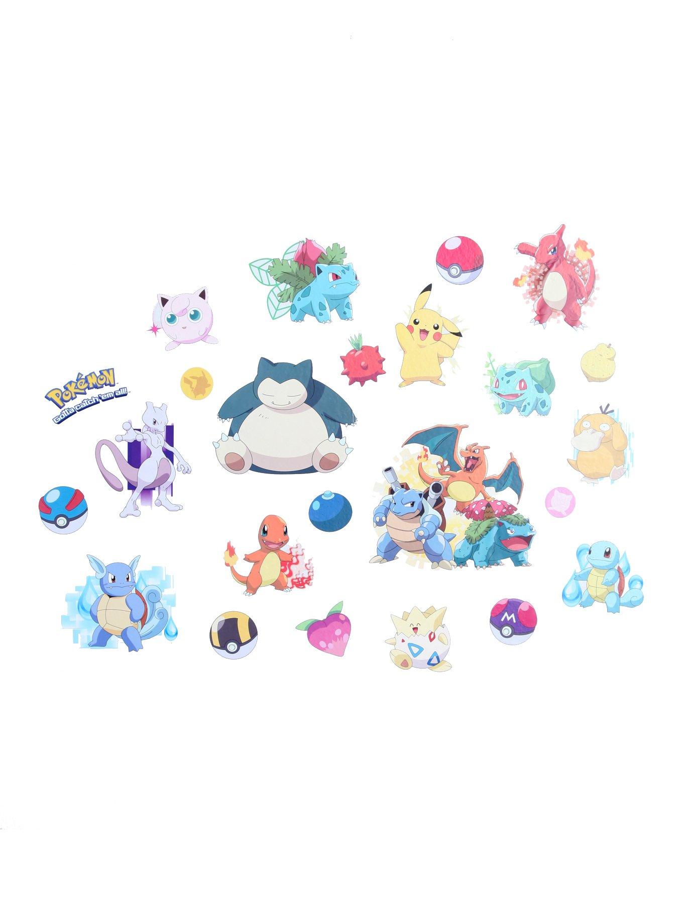 Pok&eacute;mon Characters Wall Decals, , hi-res