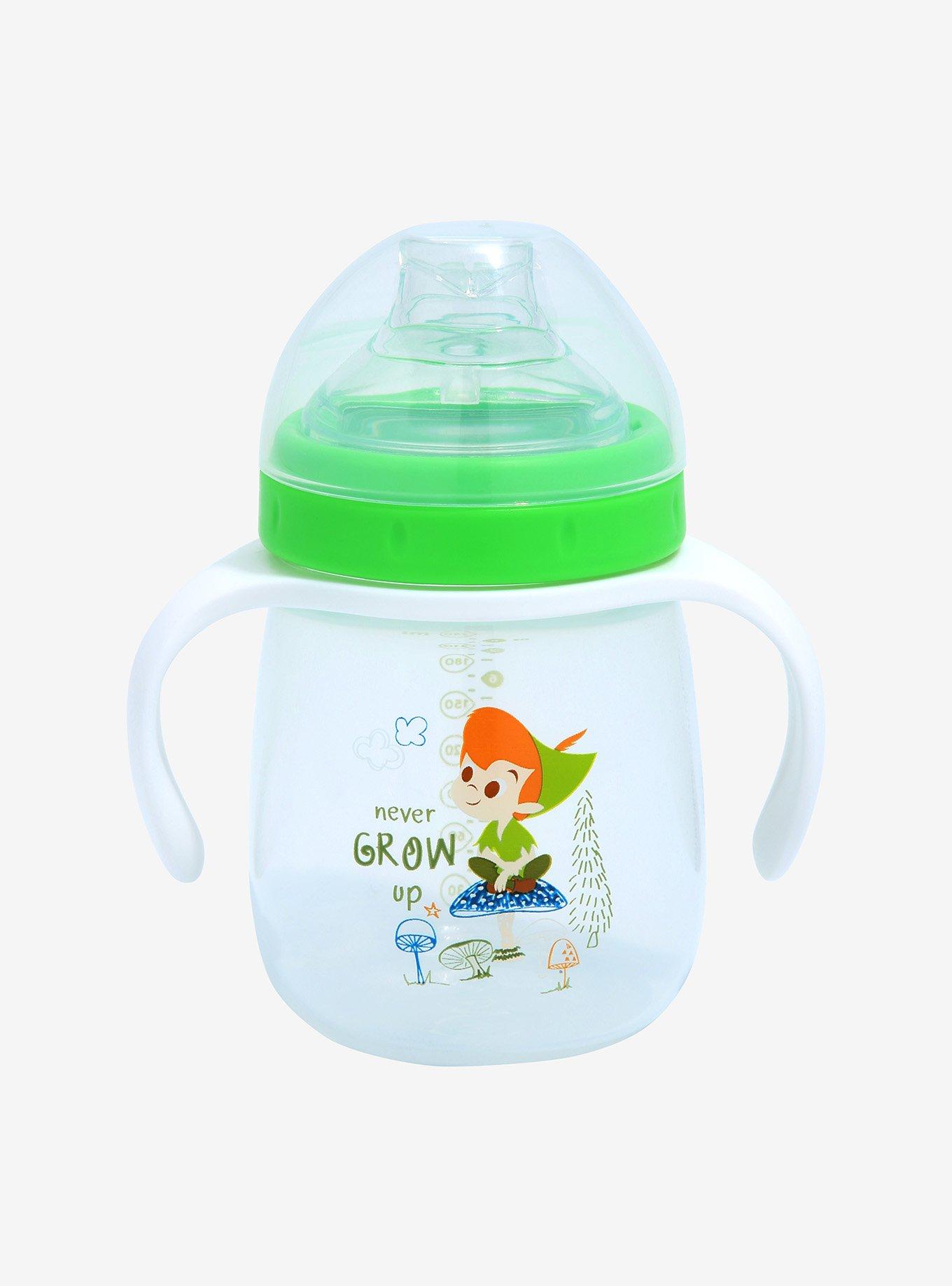 Disney Peter Pan Never Grow Up Sippy Cup - BoxLunch Exclusive, , hi-res