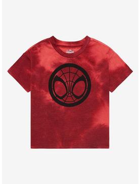 Marvel Spider-Man Spidey Face Tie-Dye Toddler T-Shirt - BoxLunch Exclusive, , hi-res