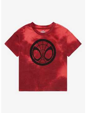 Marvel Spider-Man Spidey Face Tie-Dye Toddler T-Shirt - BoxLunch Exclusive, , hi-res