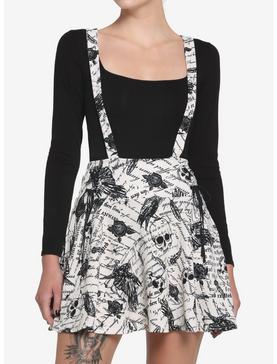 Ivory The Raven Lace-Up Suspender Skirt, , hi-res