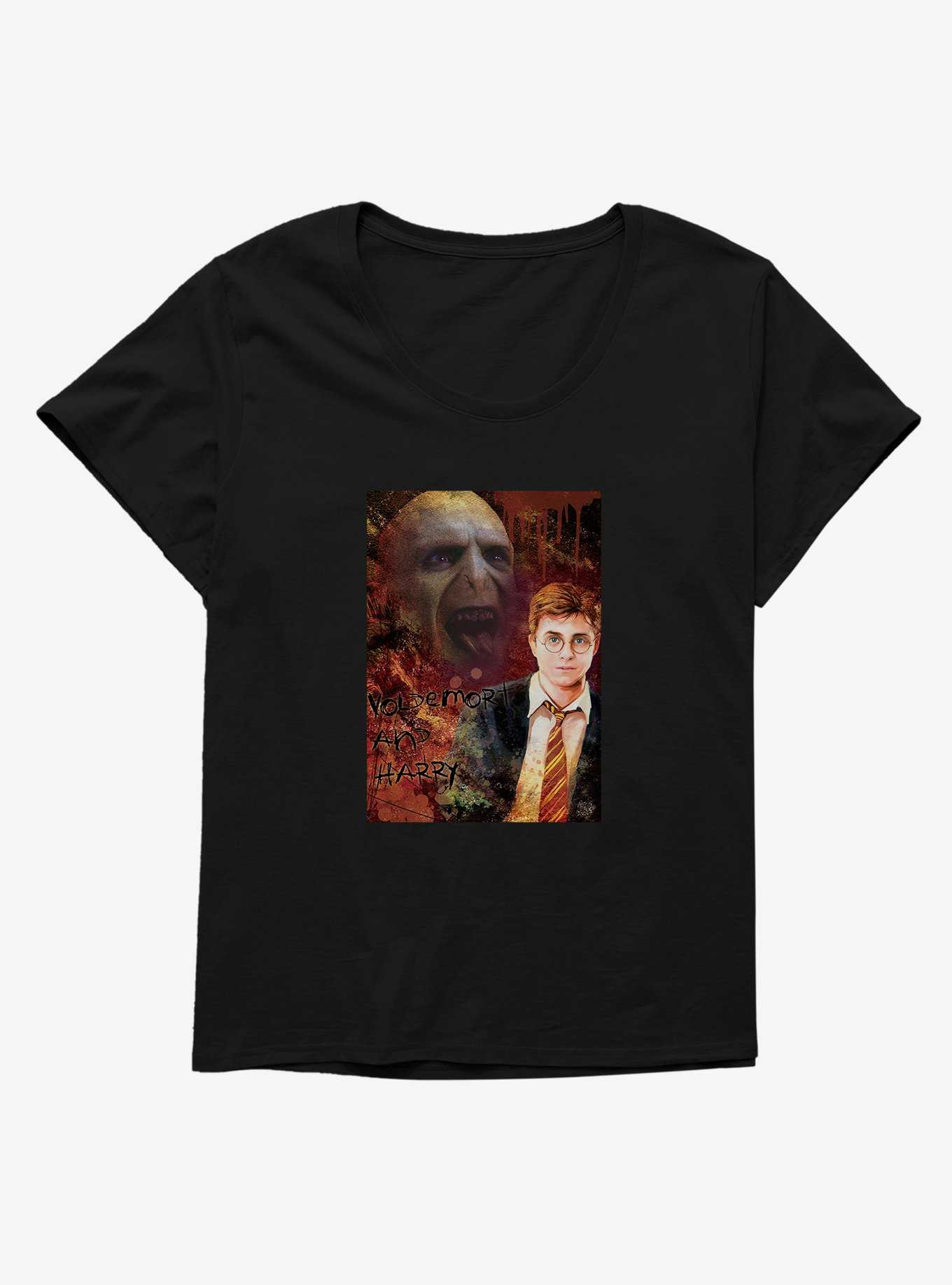 Harry Potter Voldemort And Harry Womens T-Shirt Plus Size, , hi-res