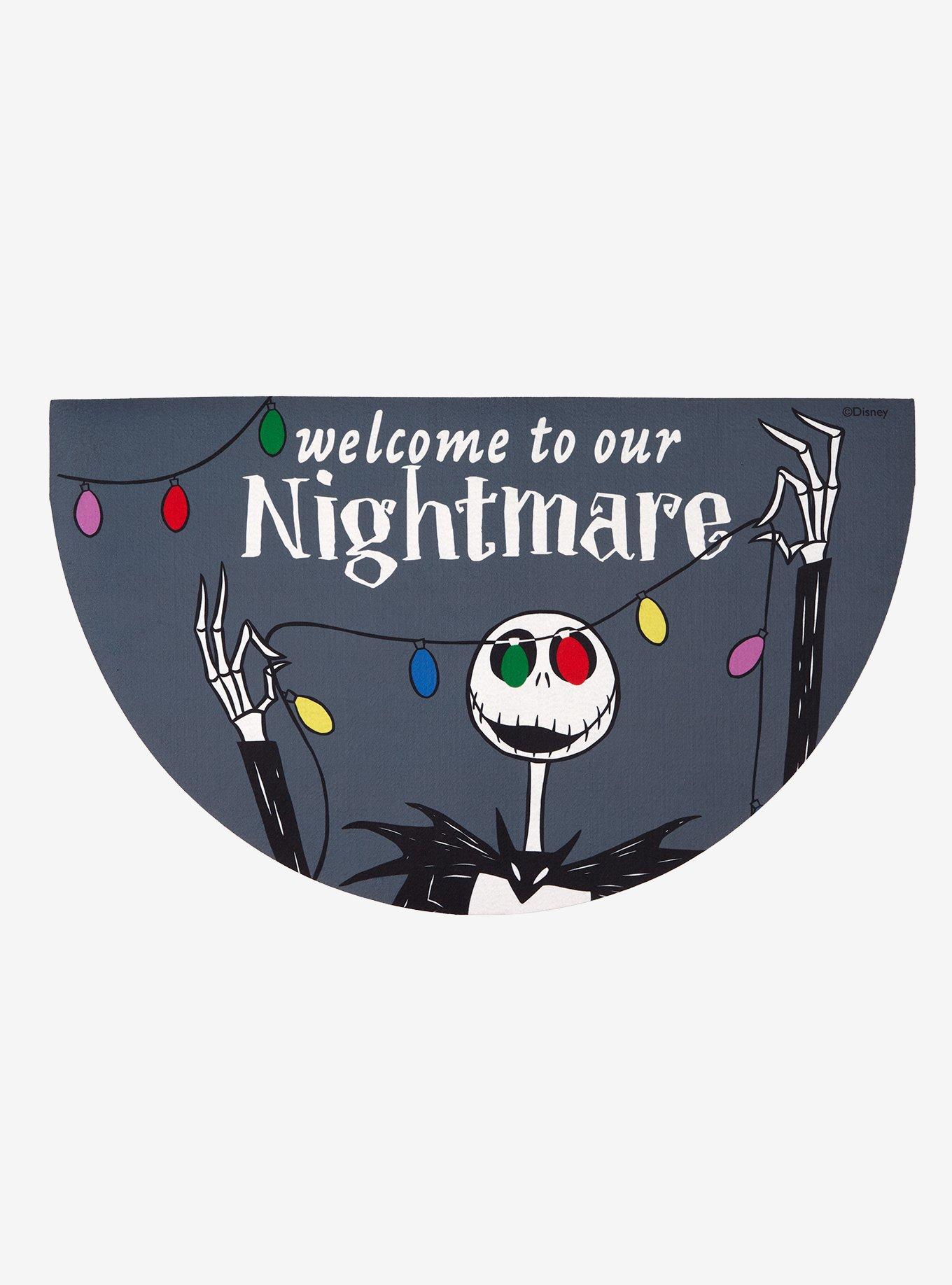 Disney The Nightmare Before Christmas Welcome Doormat, , hi-res