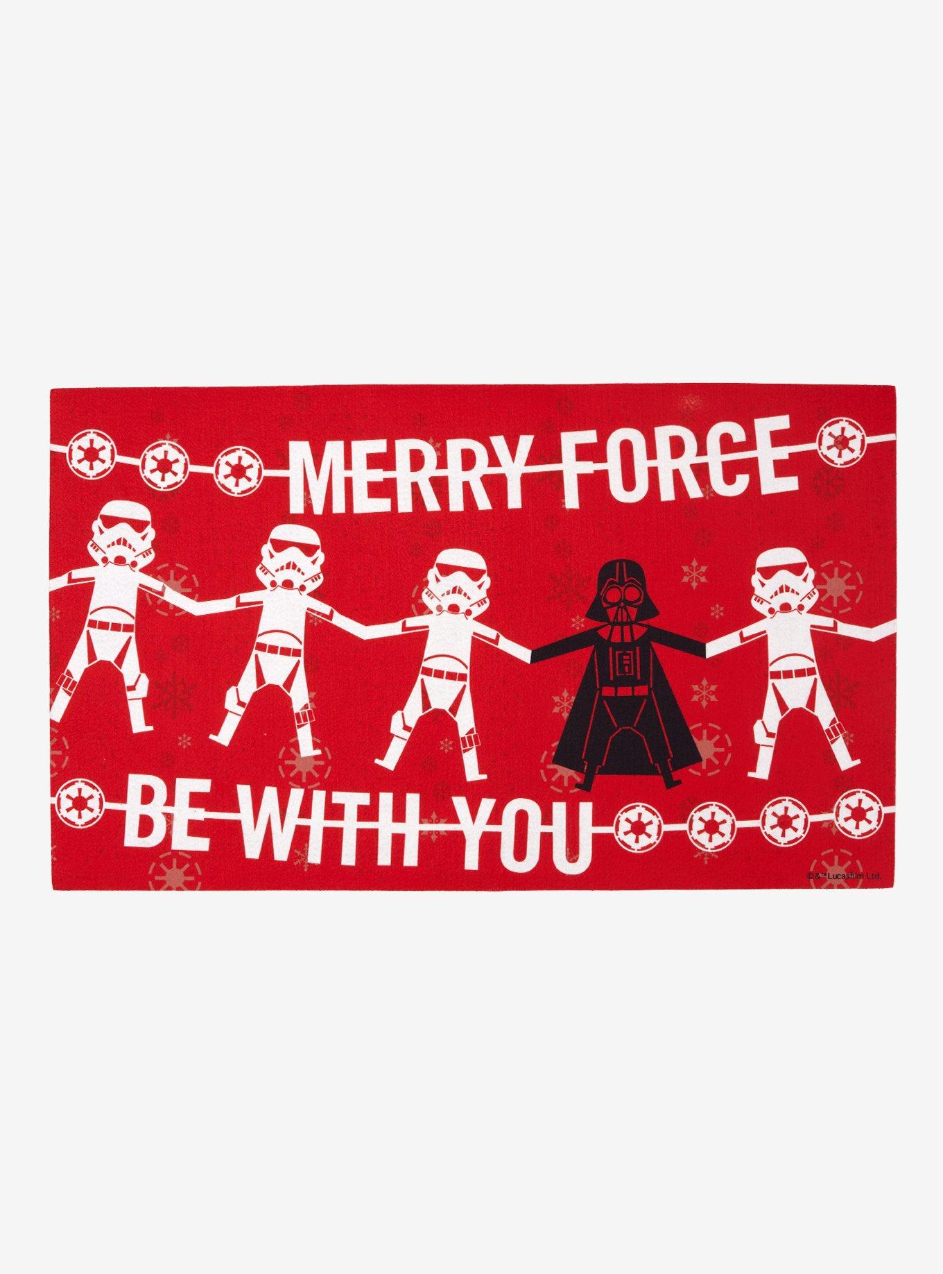 Star Wars Merry Force Doormat, , hi-res