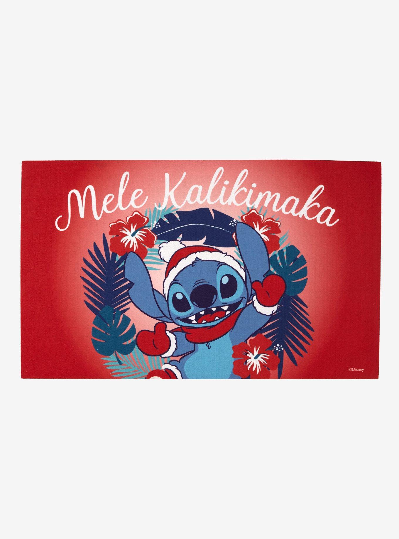 Disney Lilo & Stitch Mele Kalikimaka Doormat | BoxLunch
