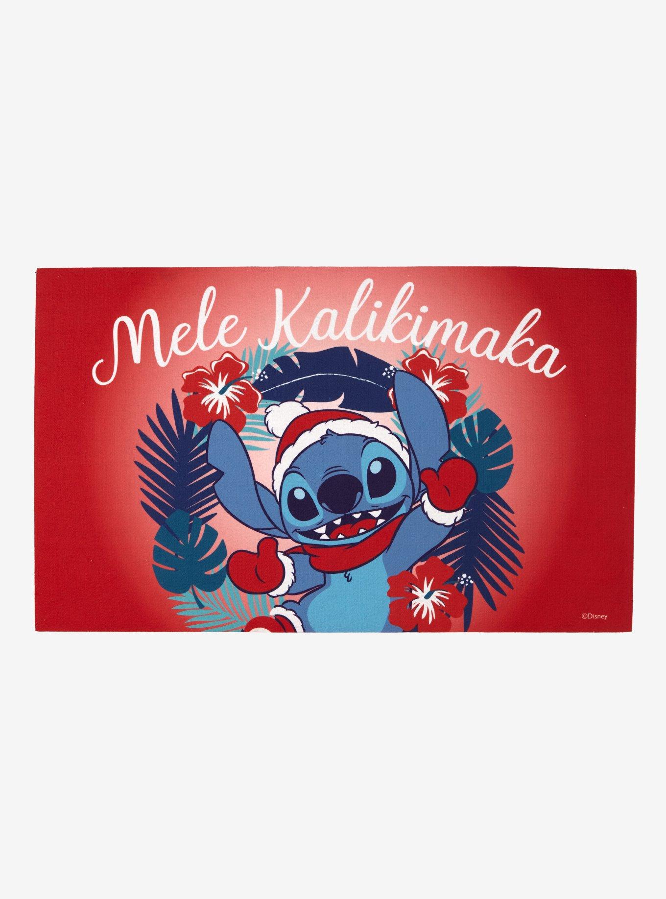 Disney Lilo & Stitch Mele Kalikimaka Doormat, , hi-res