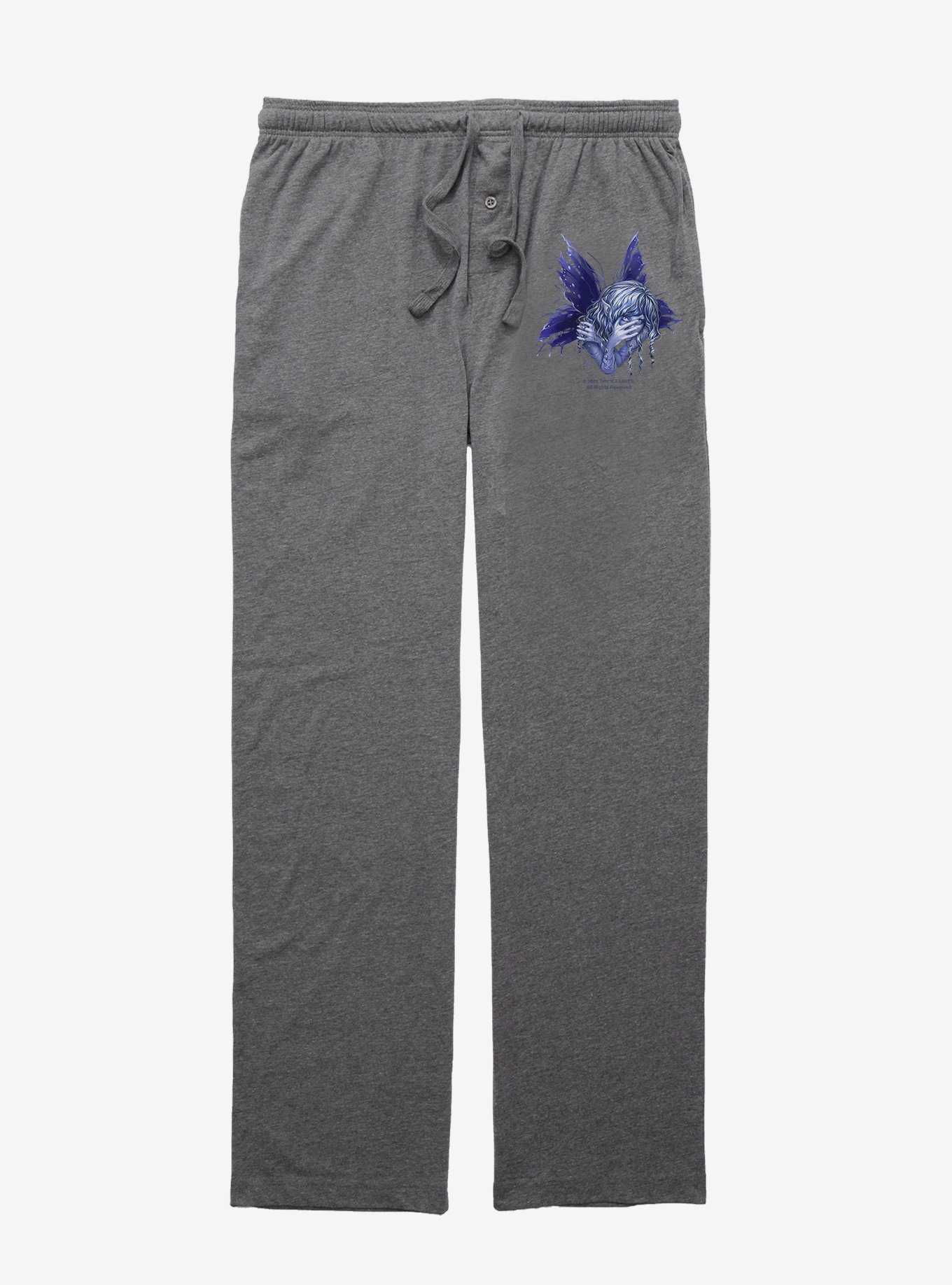 Trick Fairies Faced Covered Fairy Pajama Pants, GRAPHITE HEATHER, hi-res