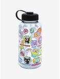 Sanrio Hello Kitty & Friends Character Stickers Water Bottle , , hi-res