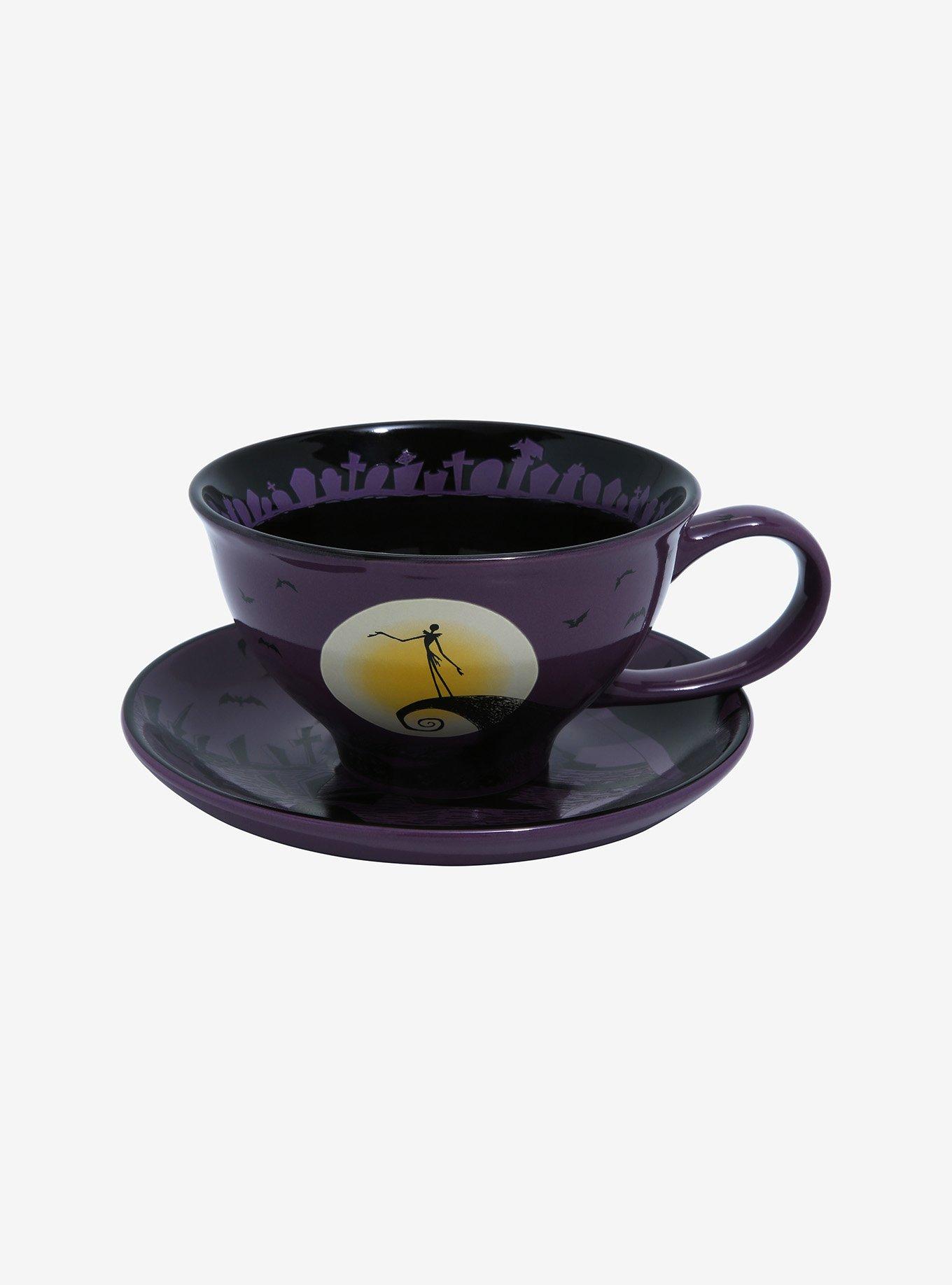 Disney The Nightmare Before Christmas Jack Skellington Spiral Hill Teacup & Saucer Set , , hi-res