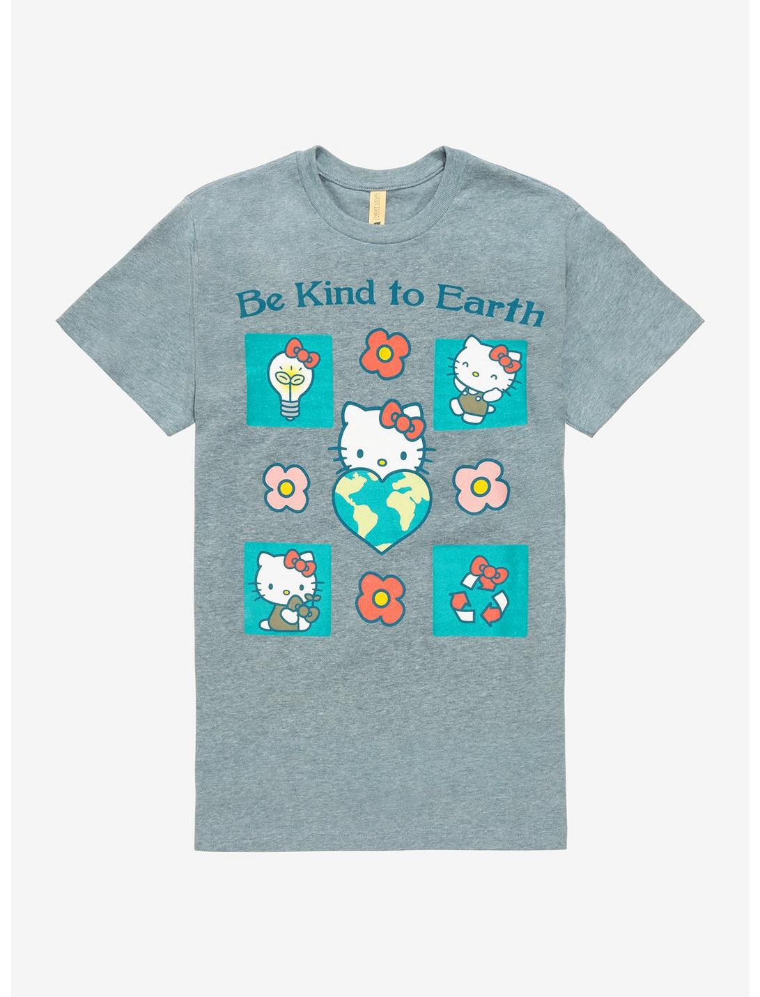 Hello Kitty Kind To Earth Boyfriend Fit Girls T-Shirt, MULTI, hi-res