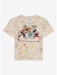 Disney Mickey and Friends Paint Splatter Group Portrait Toddler T-Shirt - BoxLunch Exclusive , PAINT SPLATTER, hi-res