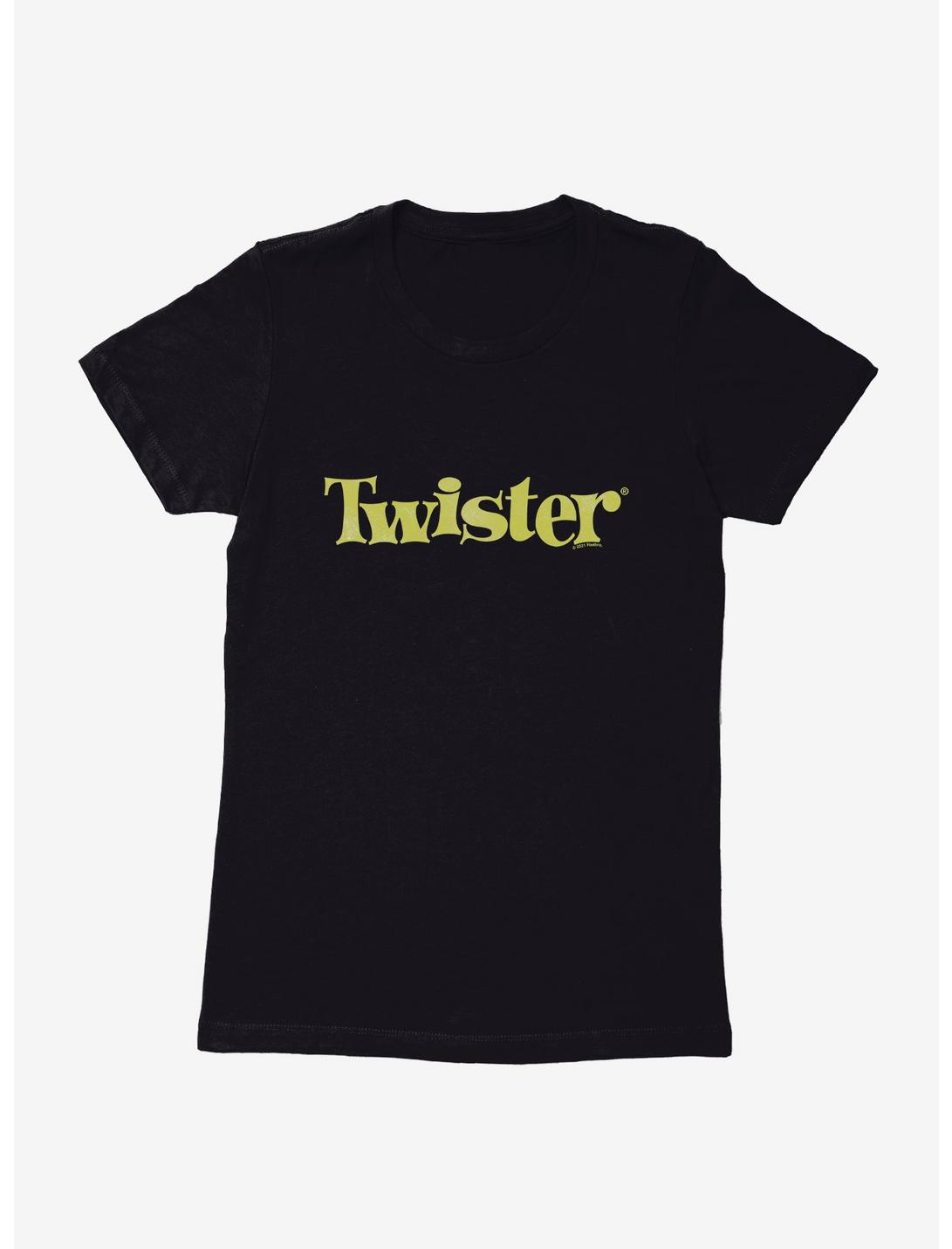 Twister Board Game Vintage Yellow Logo Womens T-Shirt, , hi-res