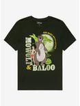 Disney The Jungle Book Mowgli & Baloo The Bare Necessities T-Shirt - BoxLunch Exclusive, FOREST GREEN, hi-res