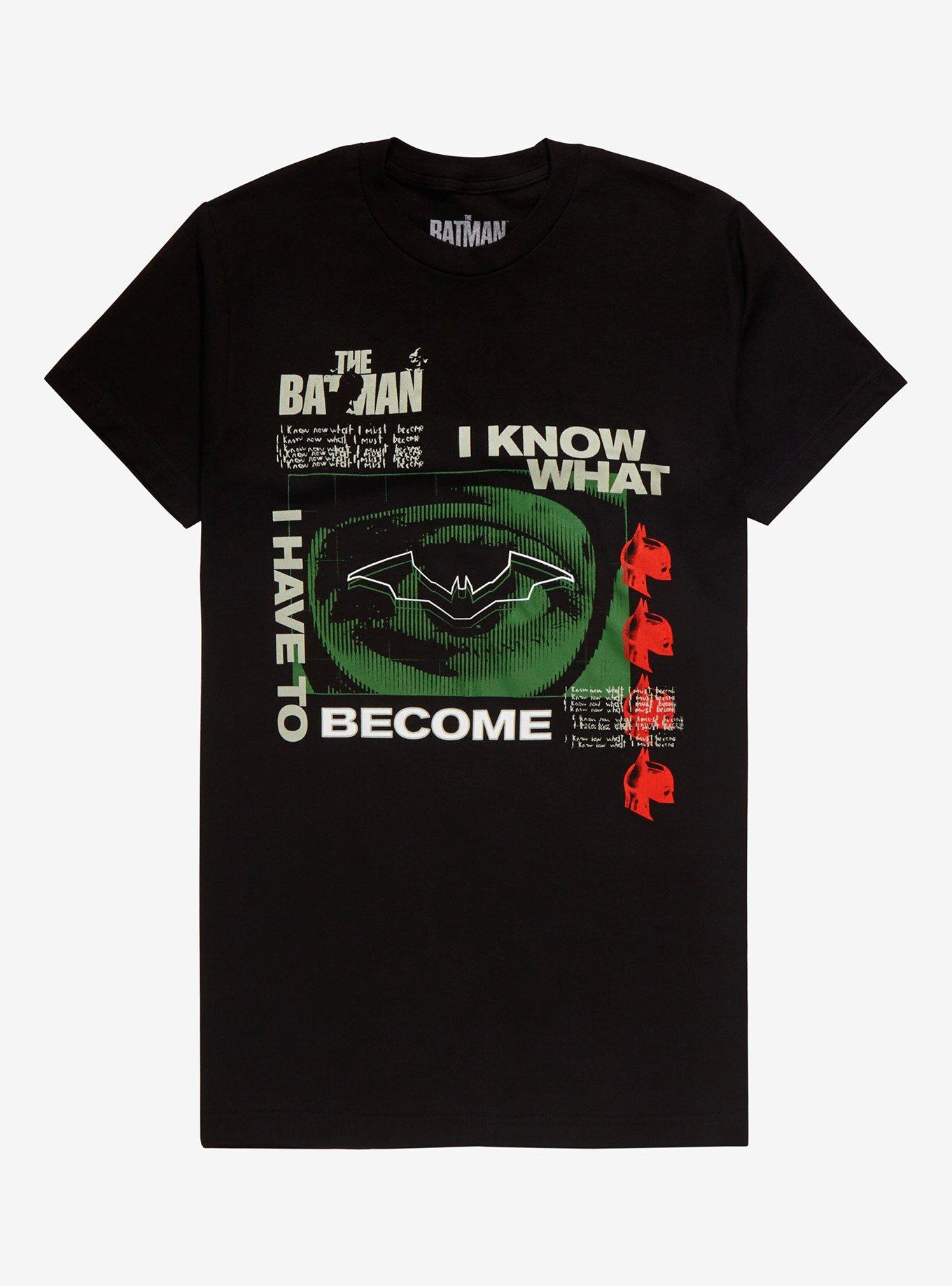 DC Comics The Batman I Know What I Have to Become T-Shirt - BoxLunch Exclusive, BLACK, hi-res
