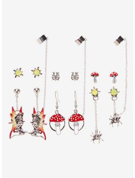 Fairies By Trick Red Fairy Cuff Earring Set, , hi-res