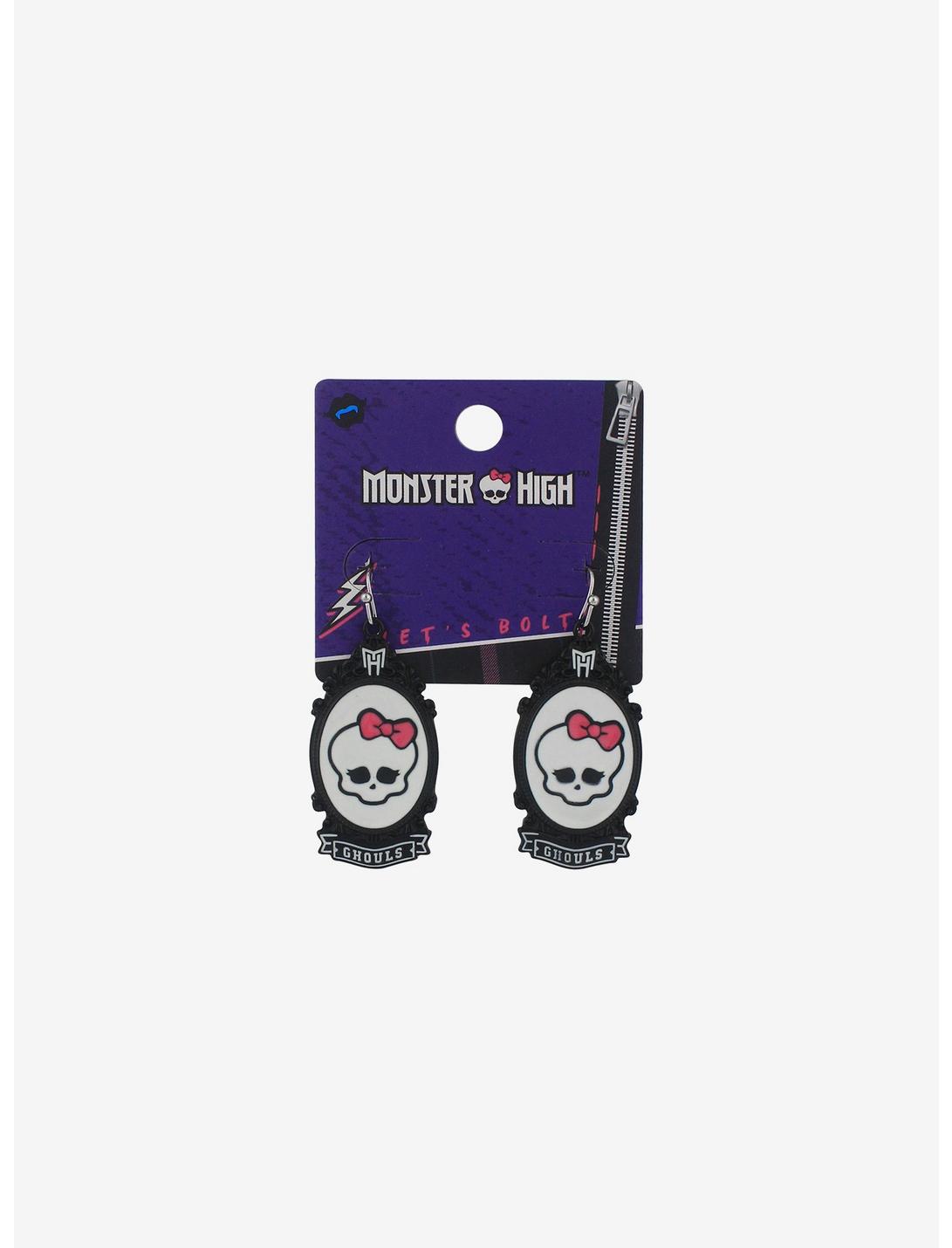 Monster High Cameo Skull Earrings, , hi-res