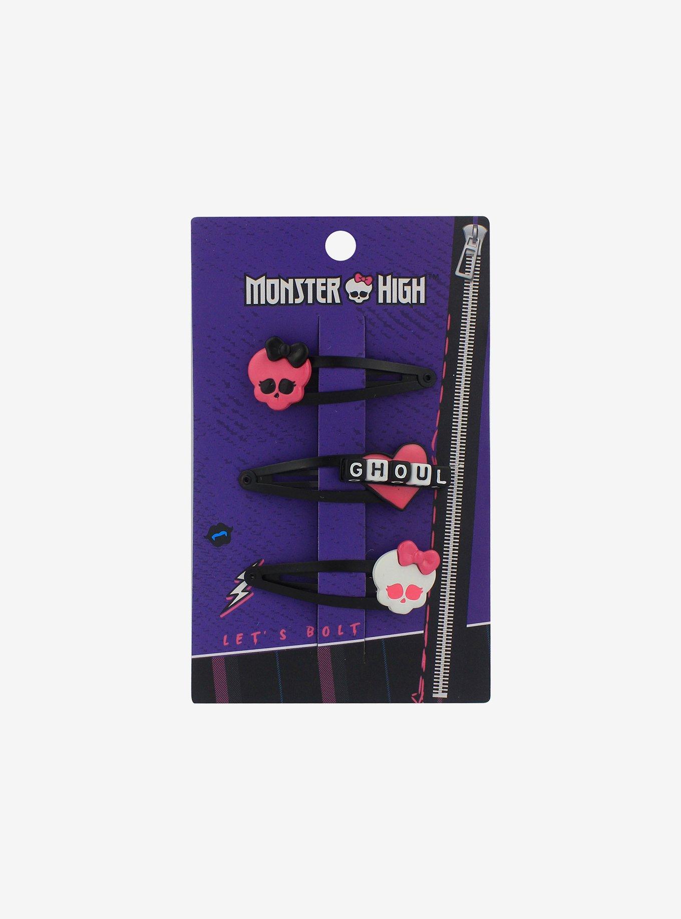 Monster High Ghoul Skull Hair Clip Set, , hi-res