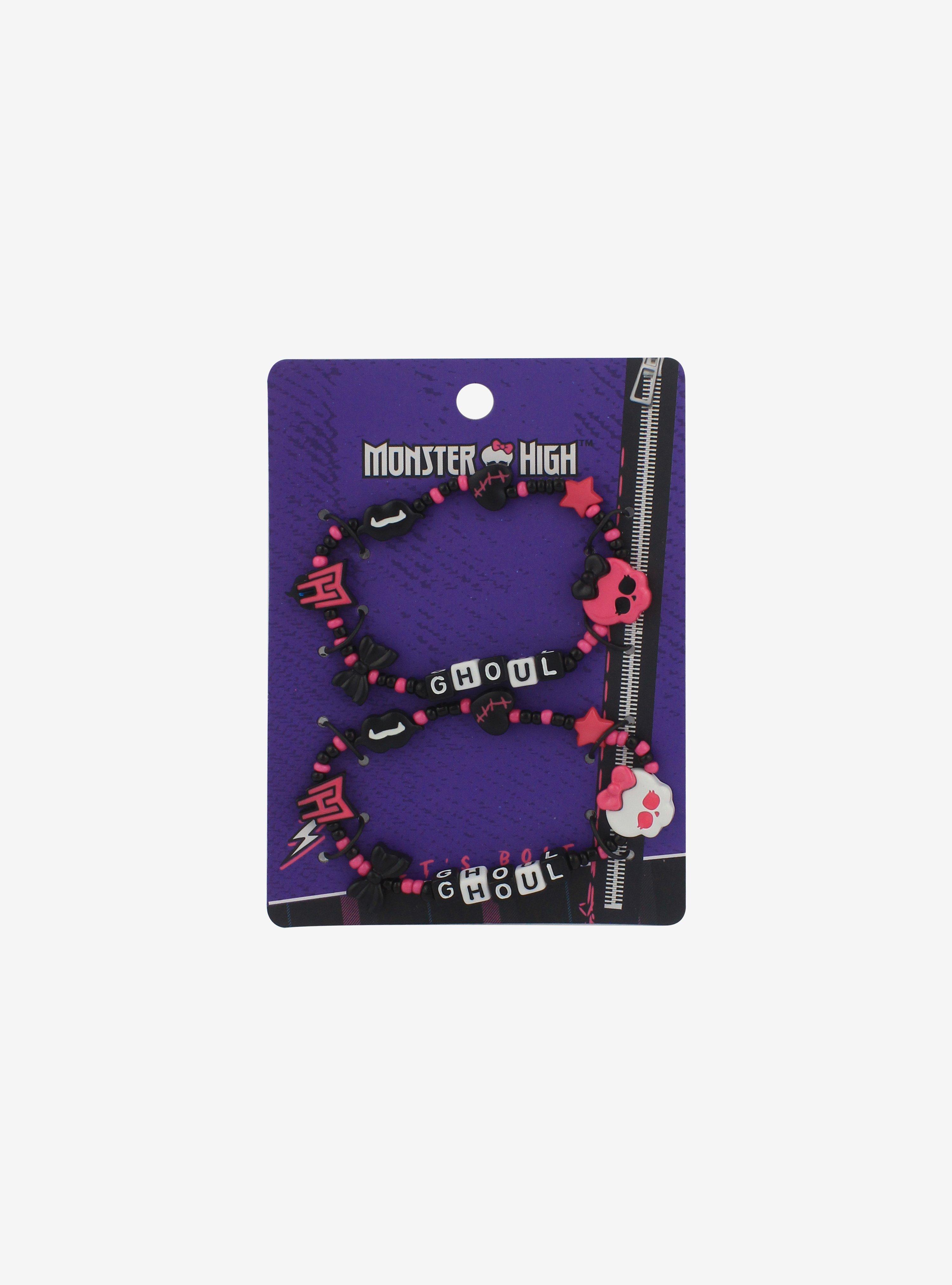 Monster High Ghoul Best Friend Beaded Bracelet Set, , hi-res