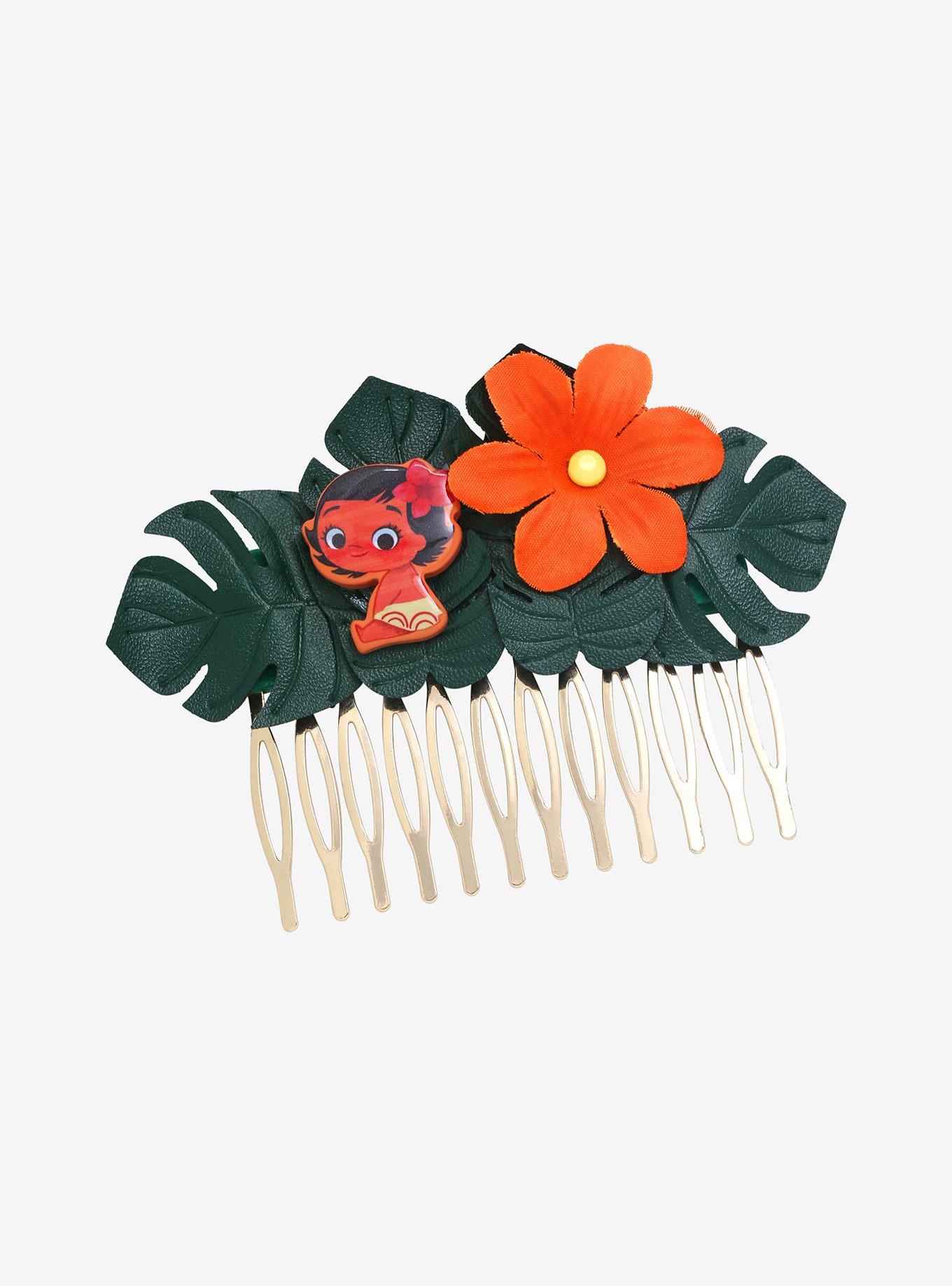 Disney Moana Monstera Leaf Hair Barrette, , hi-res