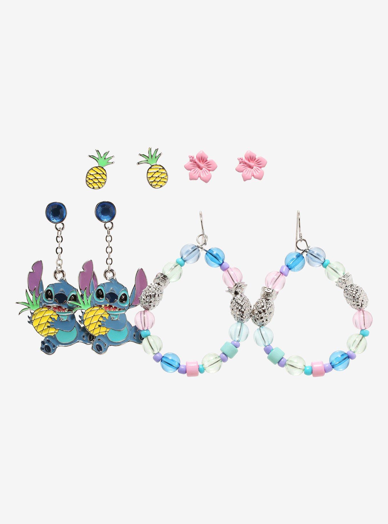 Disney Lilo & Stitch Tropical Earring Set, , hi-res