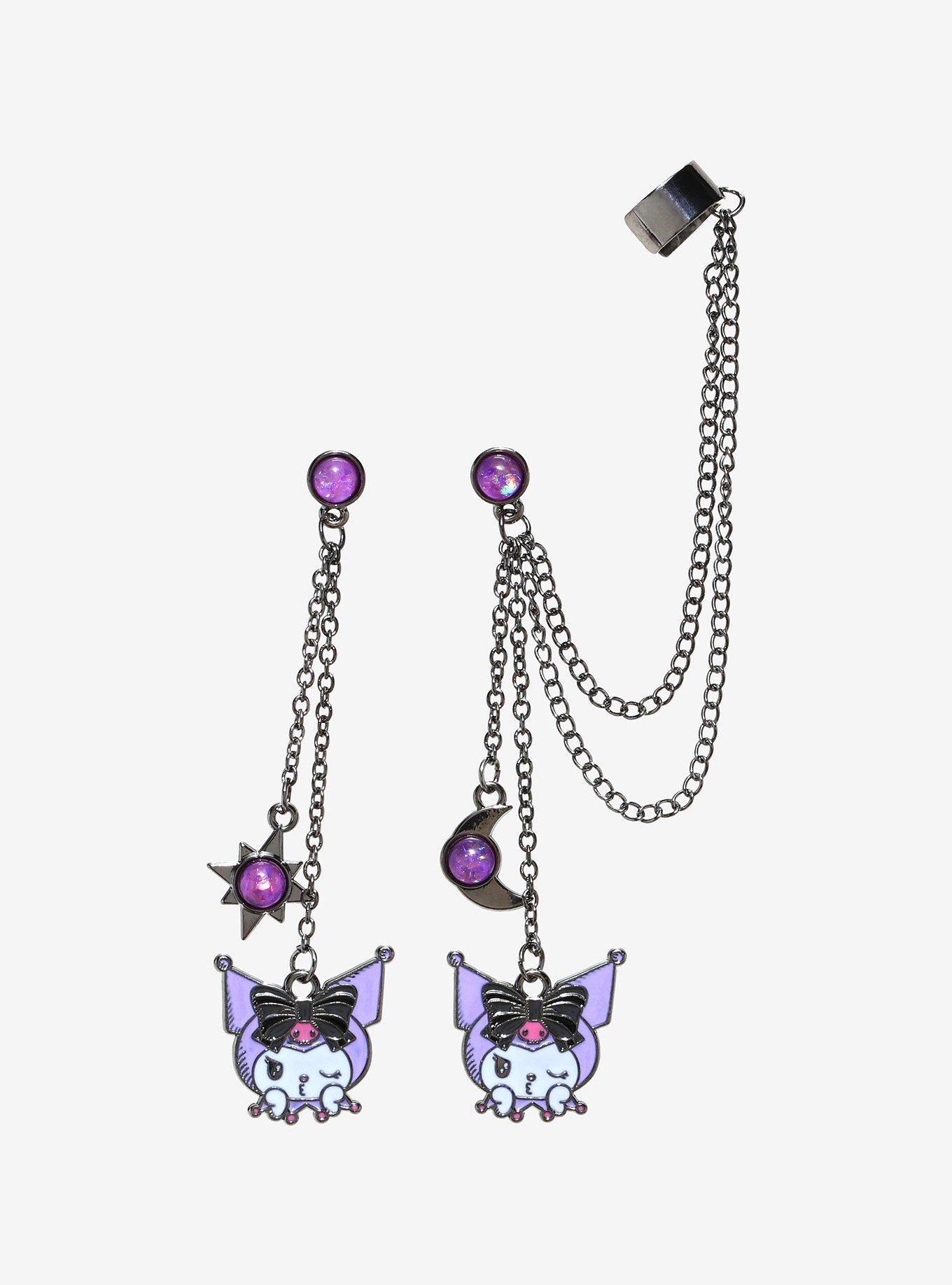 結婚祝い Mismatch Celestial Kuromi Cuff Topic Hot | Earrings アクセサリー
