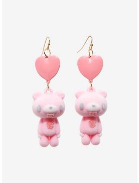 Plus Size Gloomy Bear 3D Drop Earrings, , hi-res