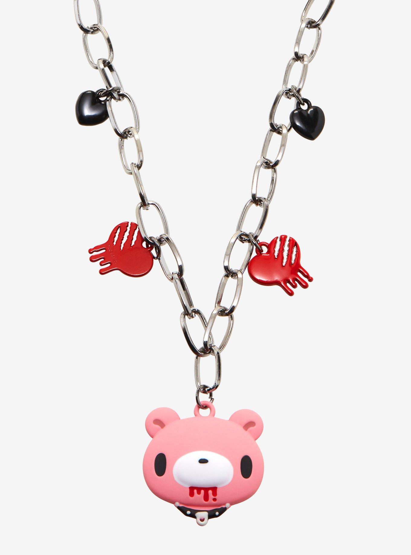 Gloomy Bear Charm Chain Choker, , hi-res