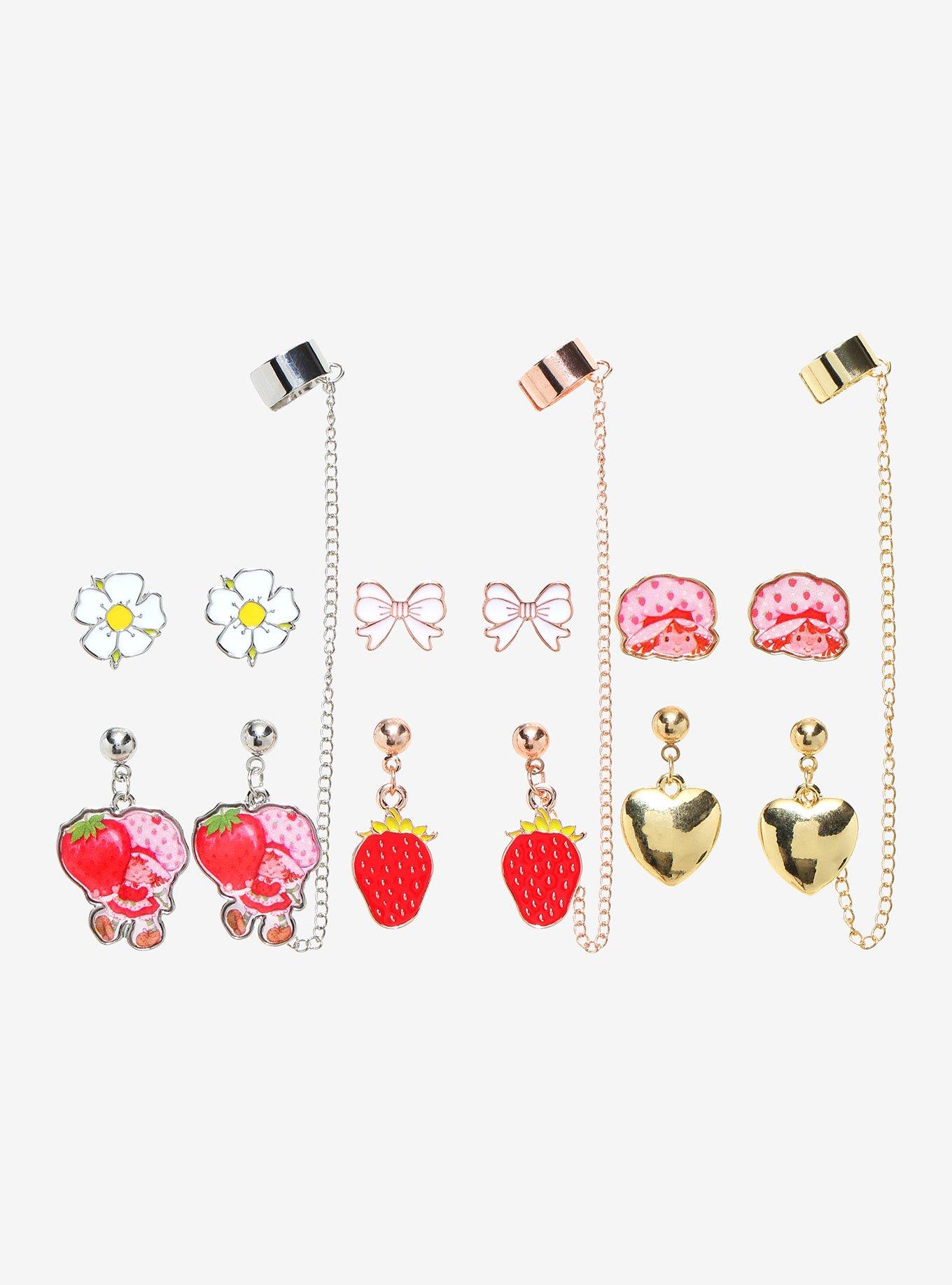 Strawberry Shortcake Cuff Earring Set, , hi-res