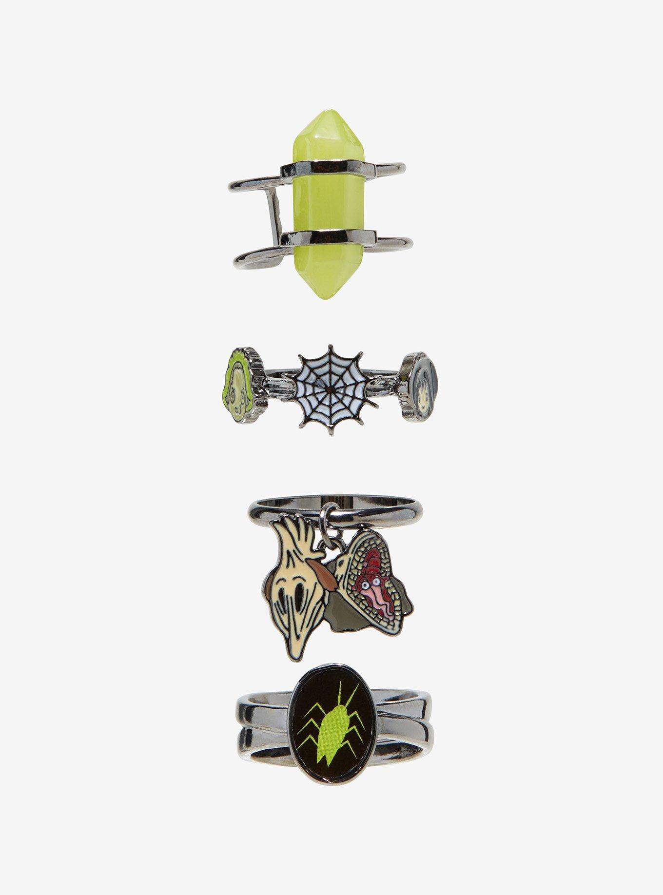 Beetlejuice Chibi Character Ring Set