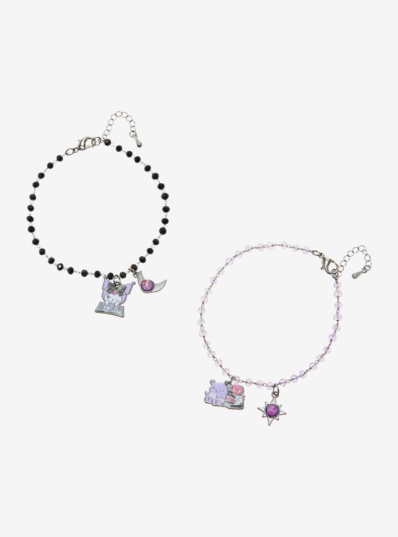 Kuromi & Baku Best Friend Bracelet Set, , hi-res